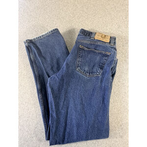 Eddie Bauer Men’s Relaxed Fit Blue Medium Wash Denim Straight Leg 36x34 Jeans